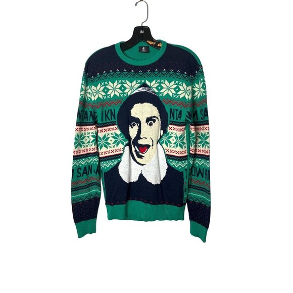 ELF CELEBRATE TOGETHER MEN'S HOLIDAY SWEATER SZ S - Picture 1 of 3